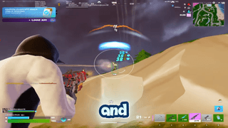 Cheats apex Fortnite aimbot in combat gameplay screenshot
